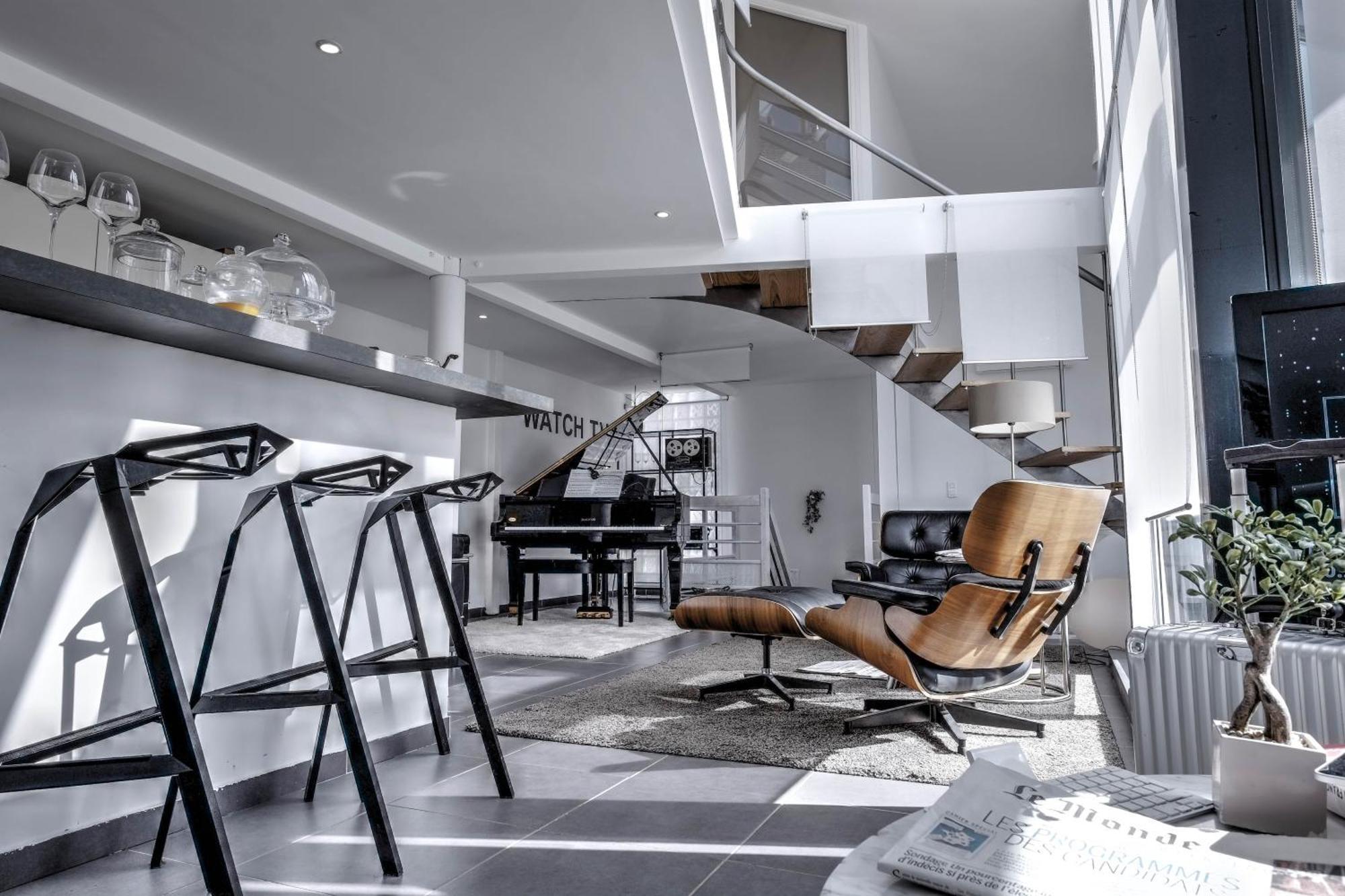 Апартаменты Beautiful Loft 130M2 Sun And Free Parking Ok 1M95 Ла-Гарен-Коломб Экстерьер фото